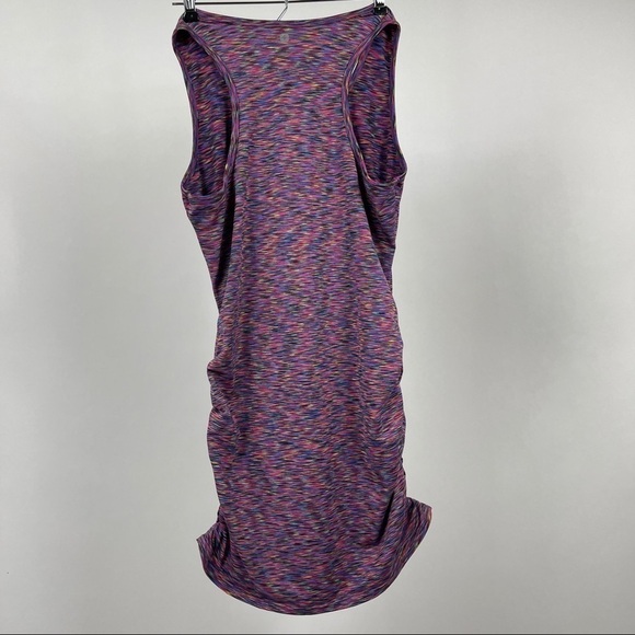 Soybu Ruched Space Striped Cinch Dress M - Picture 6 of 10